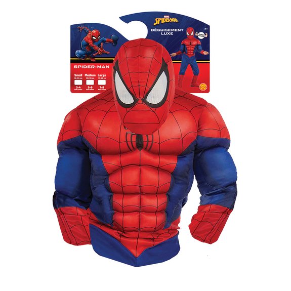 Déguisement de luxe Spider-Man - Taille S 3-4 ans