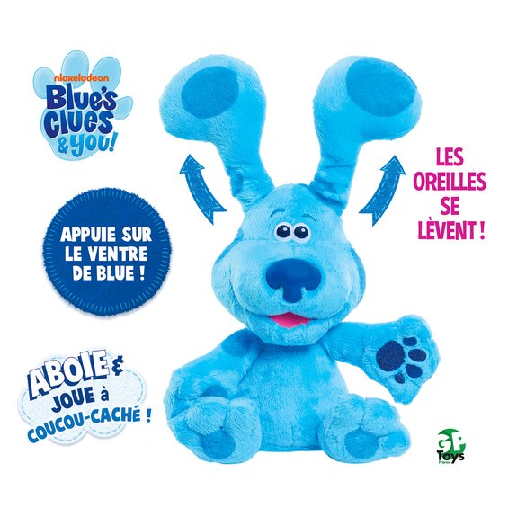 Blue's Clues & You - Peluche Coucou-caché 30 cm avec fonctions sonores