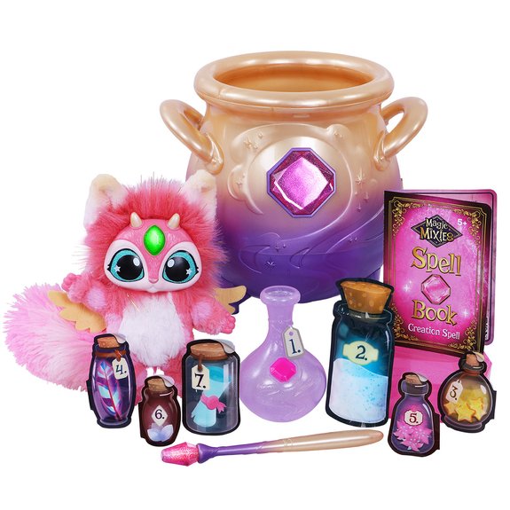 Chaudron Rose My Magic Mixies - Peluche interactive