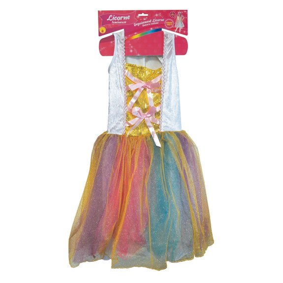 Déguisement Licorne Lumineuse Taille 5-7 ans