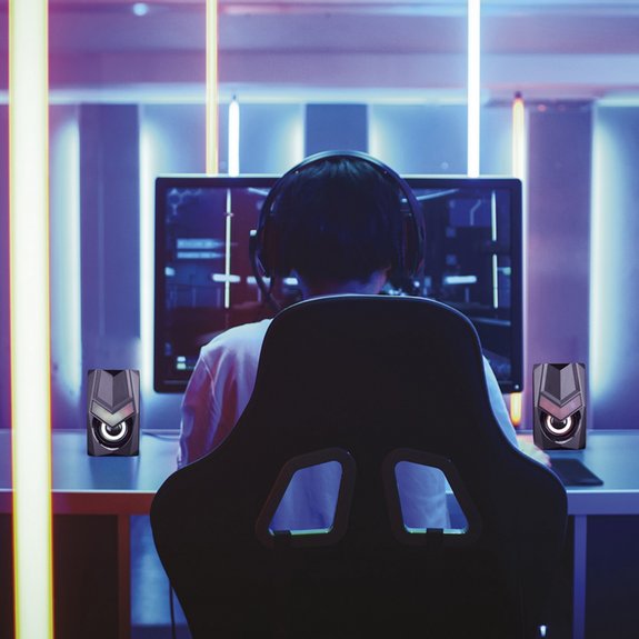 Enceintes LED Gaming