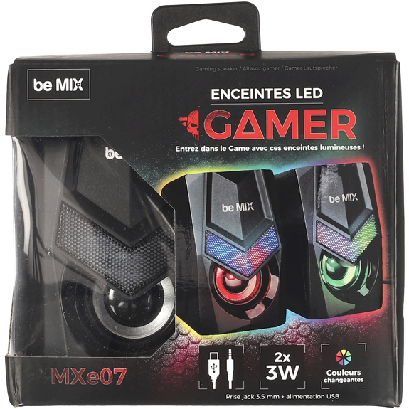 Enceintes LED Gaming