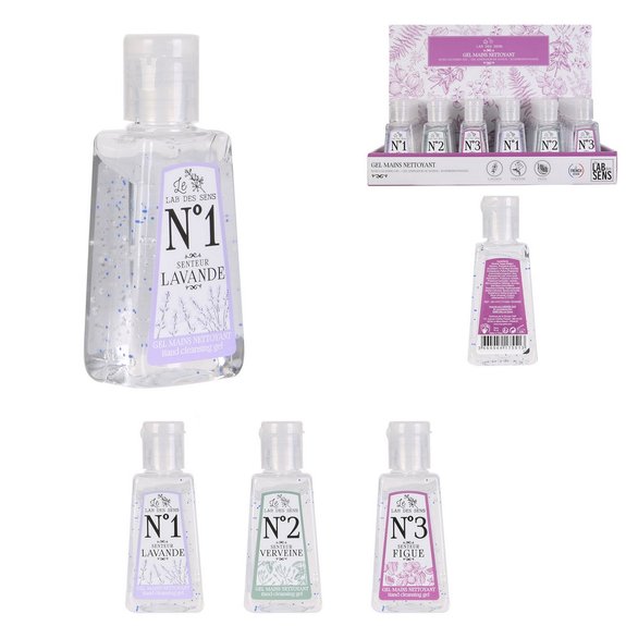 Gel nettoyant pour mains parfum - Lavande - Figue - Verveine 30 ml