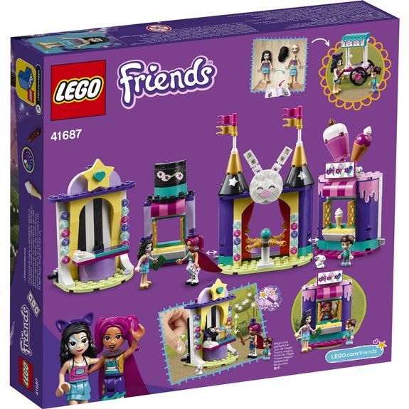 Les stands de la fête foraine magique LEGO Friends 41687