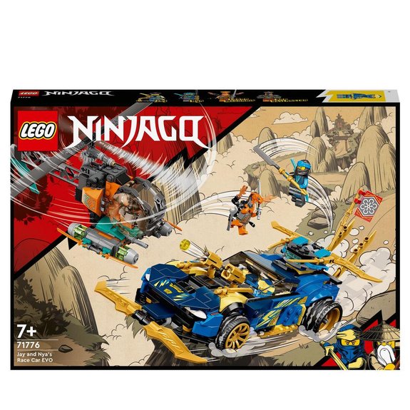 LEGO La voiture de course Jay et Nya - Évolution NINJAGO 71776