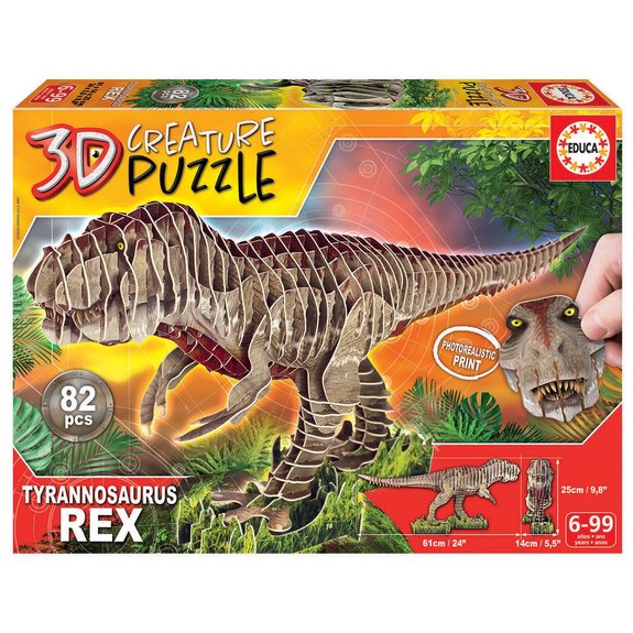 Puzzle 3D 82 pièces T-Rex