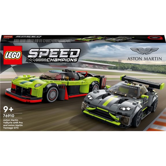 Aston Martin Valkyrie AMR Pro et Aston Martin Vantage GT3 LEGO Speed Champions 76910