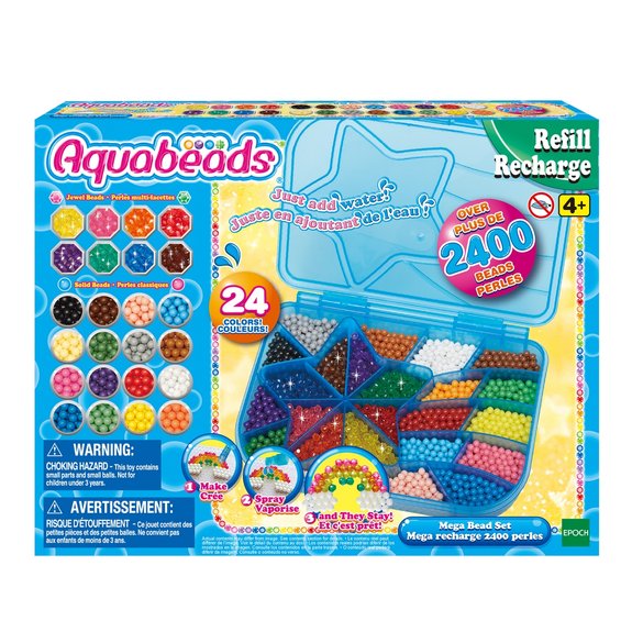 Mega recharge 2400 perles Aquabeads