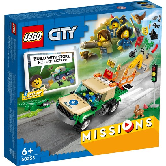 Missions de sauvetage des animaux sauvages LEGO CITY 60353