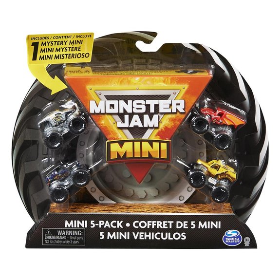 Coffret de 5 mini véhicules Monster Jam