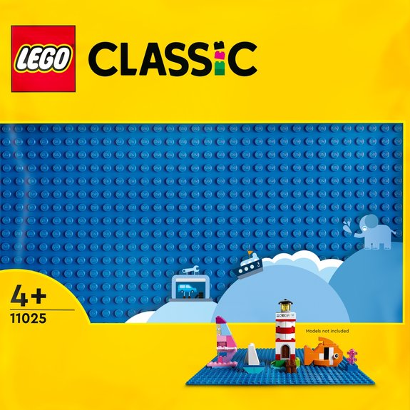 LEGO La plaque de construction bleue LEGO® Classic 11025
