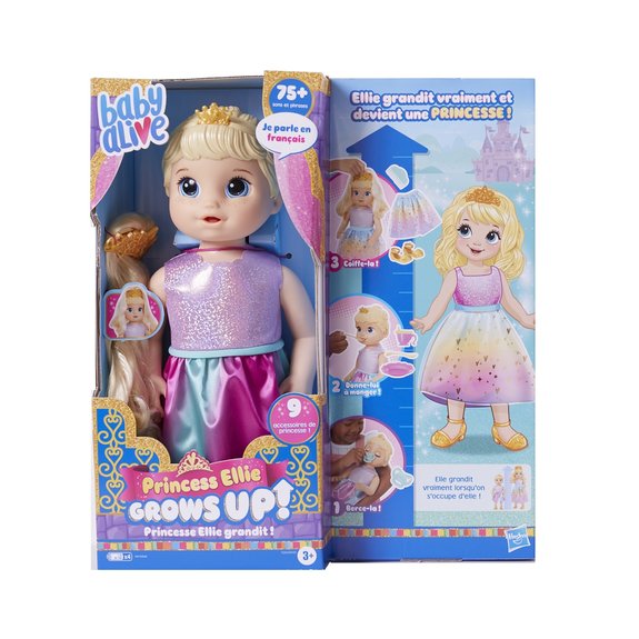 Hasbro Baby Alive - Princesse Elllie grandit