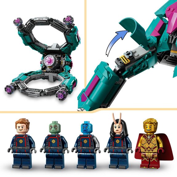 Le nouveau vaisseau des gardiens LEGO Marvel 76255