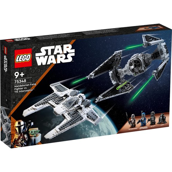LEGO Chasseur Fang Mandalorien contre Tie Interceptor Lego Star Wars 75348