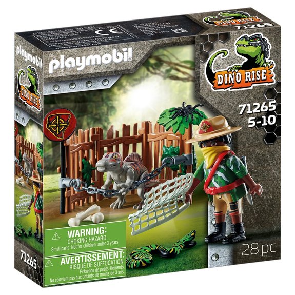 Playmobil Bébé spinosaure combattant Dino Rise 71265