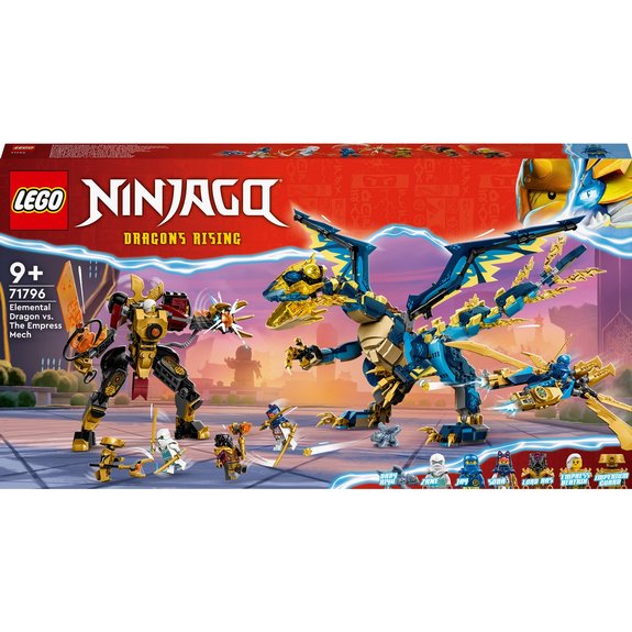 LEGO Le dragon élémentaire contre le robot de l’impératrice NINJAGO 71796