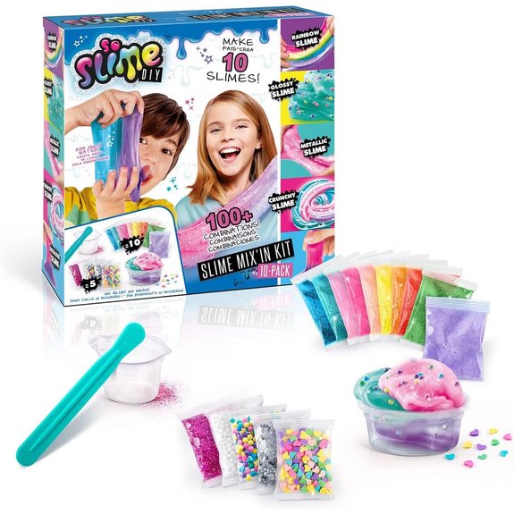 Canal Toys Coffret slime DIY mix in kit - 10 pack