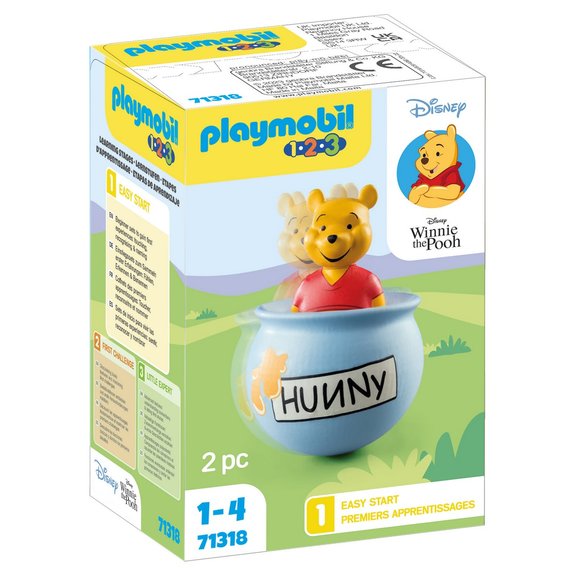 Playmobil Winnie l"'ourson et culbuto pot de miel PLAYMOBIL 1.2.3 - 71318