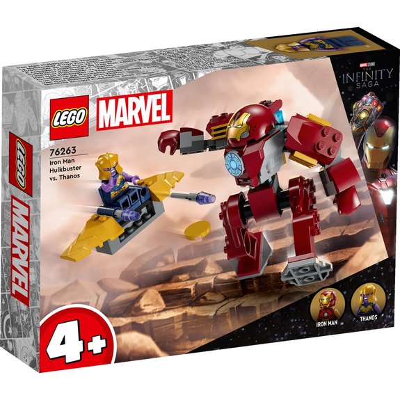 LEGO La Hulkbuster d"'Iron Man contre Thanos Lego Marvel 76263