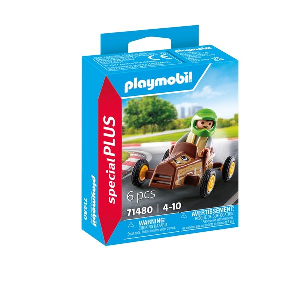 Playmobil Enfant avec voiture de karting Special Plus 71480