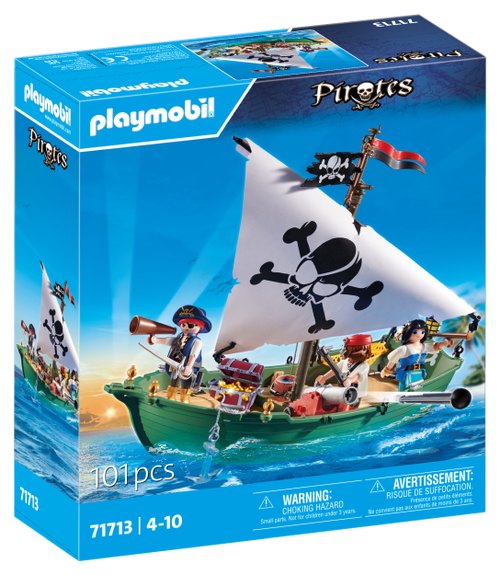 Playmobil Chaloupe des soldats - Pirate 71713