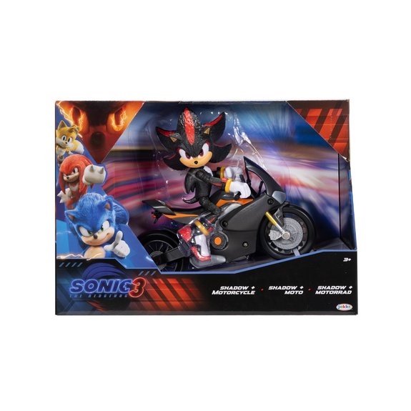 Moto et figurine 13 cm Sonic le Film