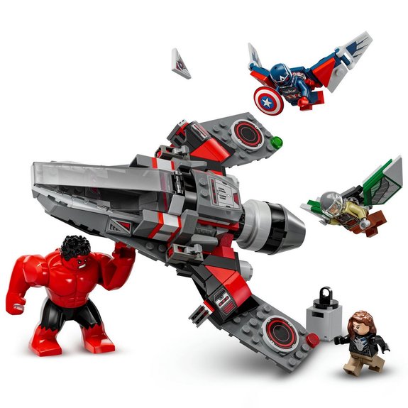 Captain America vs Hulk rouge - Lego MARVEL Super Heroes 76292