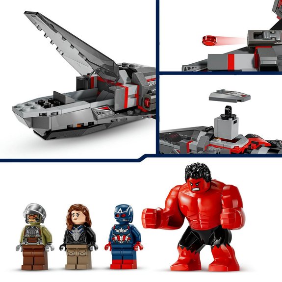 Captain America vs Hulk rouge - Lego MARVEL Super Heroes 76292