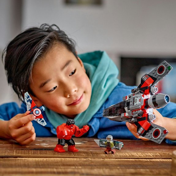 Captain America vs Hulk rouge - Lego MARVEL Super Heroes 76292