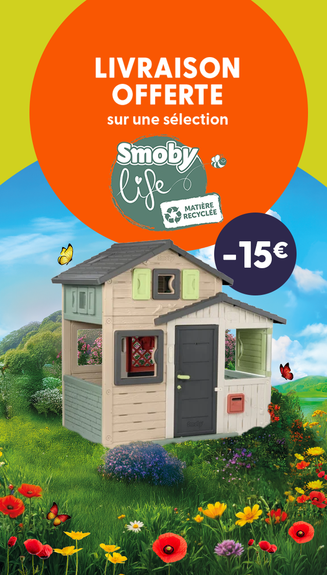 PUB MENU LIVRAISON OFFERTE SMOBY