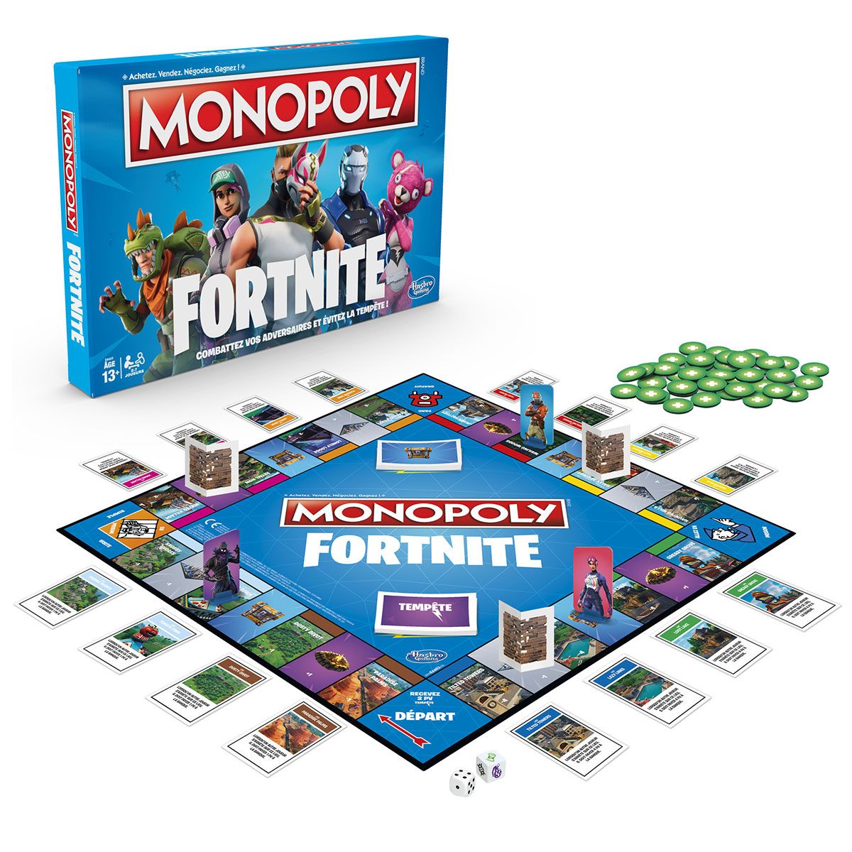 Monopoly Fortnite Jeux De Societe Et Puzzles La Grande Recre - 