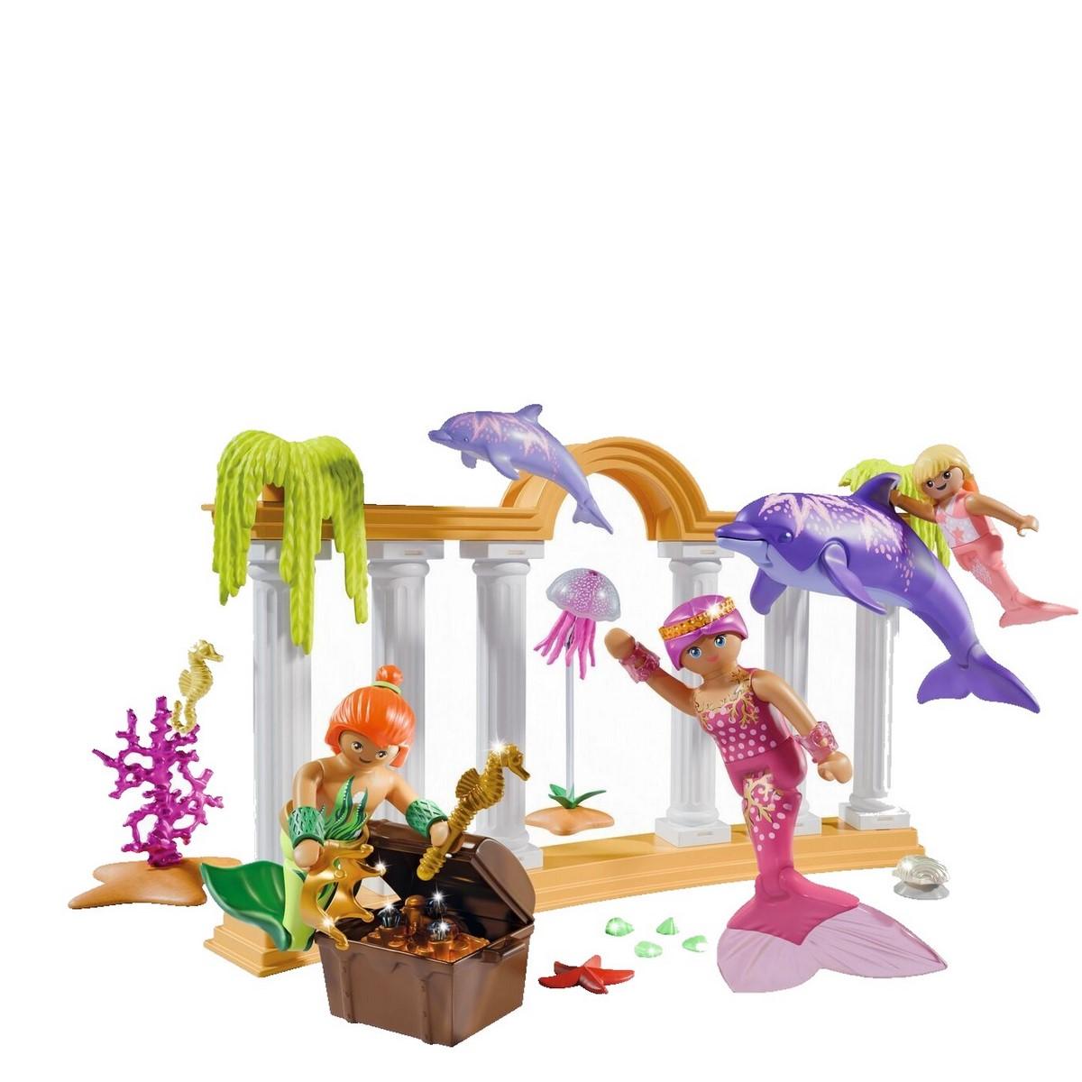 Trésor des sirènes avec des dauphins Playmobil Princess Magic
