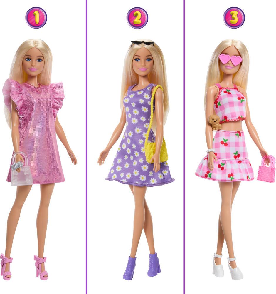 Barbie Super Penderie Kit de jeu et poupée blonde, plus de 60 cm de large, plus de 15 espaces de rangement, miroir, panier à linge, plus de 30 vêtements et accessoires, pour Barbie Super Penderie Kit de jeu et poupée blonde, plus de 60 cm de large, plus de 15 espaces de rangement, miroir, panier à linge, plus de 30 vêtements et accessoires, pour