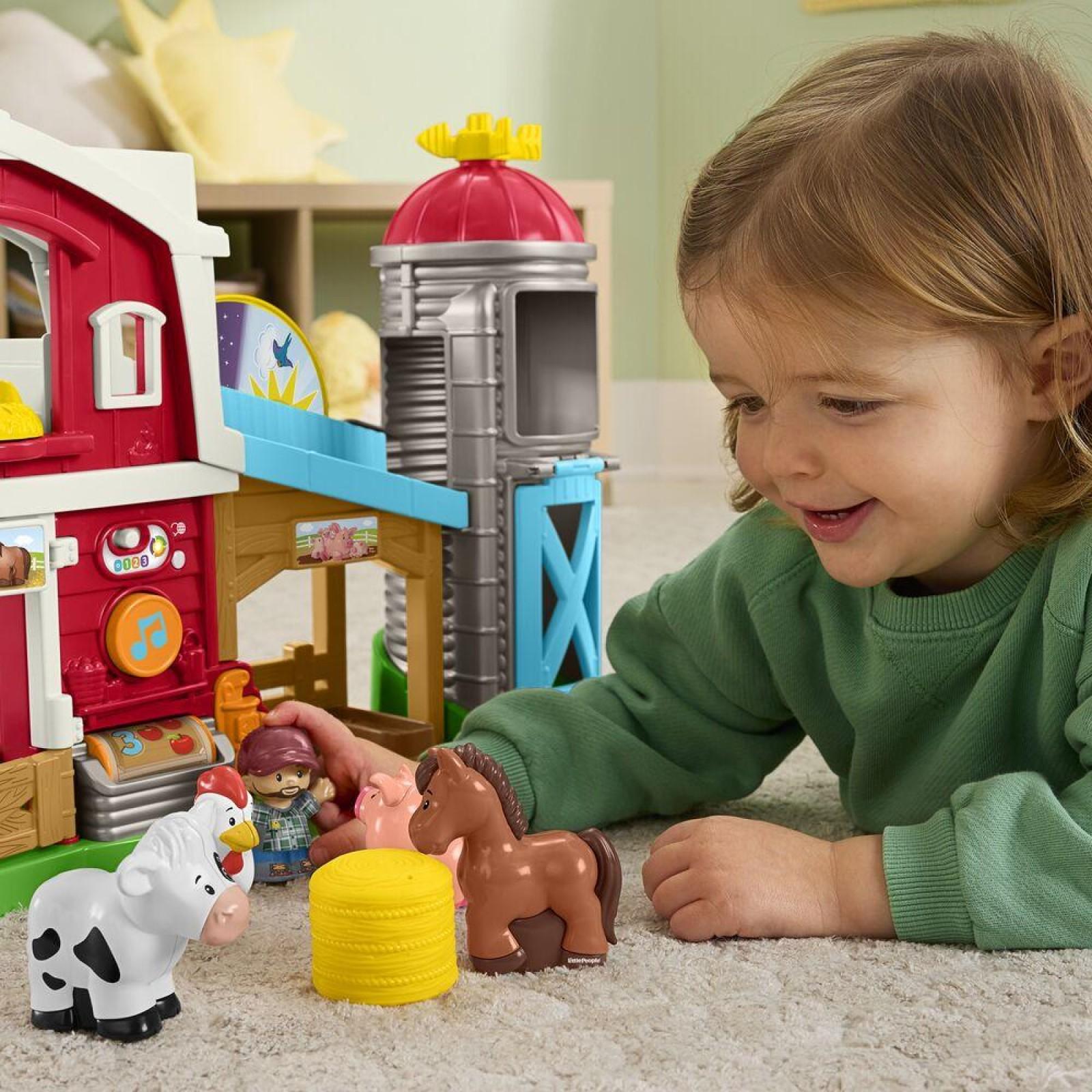 Jeu d'éveil Mattel Fisher-Price Little People Ferme Soin des Animaux