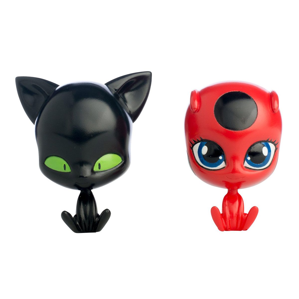 Pack De 2 Figurines Miraculous Ladybug Chat Noir Vehicules Et Figurines La Grande Recre