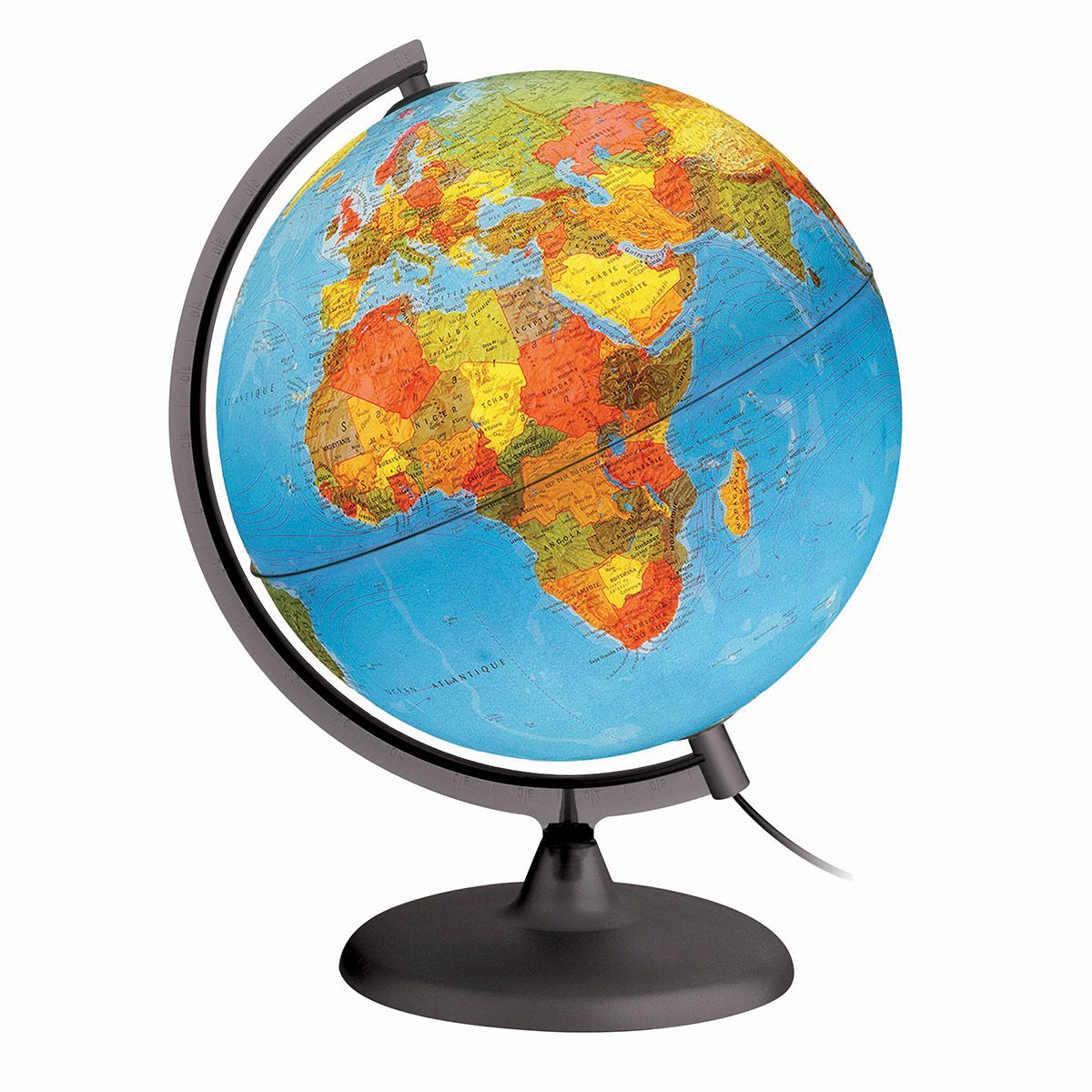 Globe lumineux 30 cm, jeux educatifs