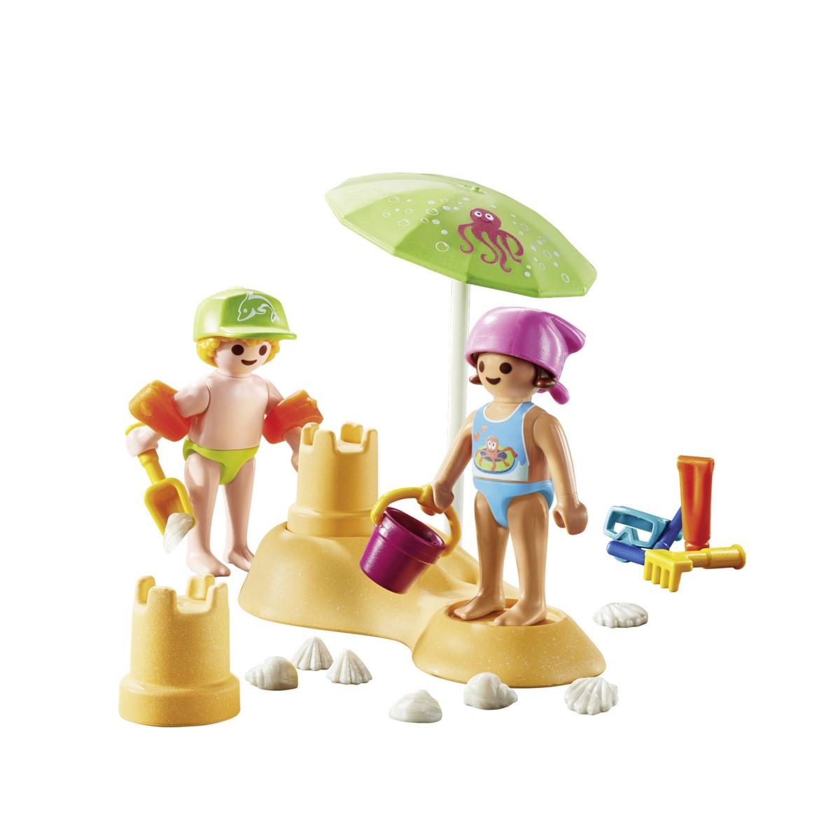 Enfants avec jouets de plage Playmobil Special Plus 71581 La Grande Recre