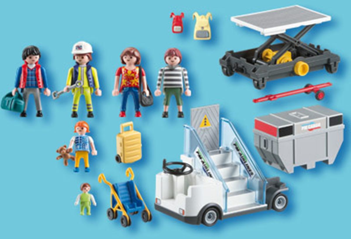 5262 Playmobil Passerelle dembarquement avec Passagers Jeu de Construction
