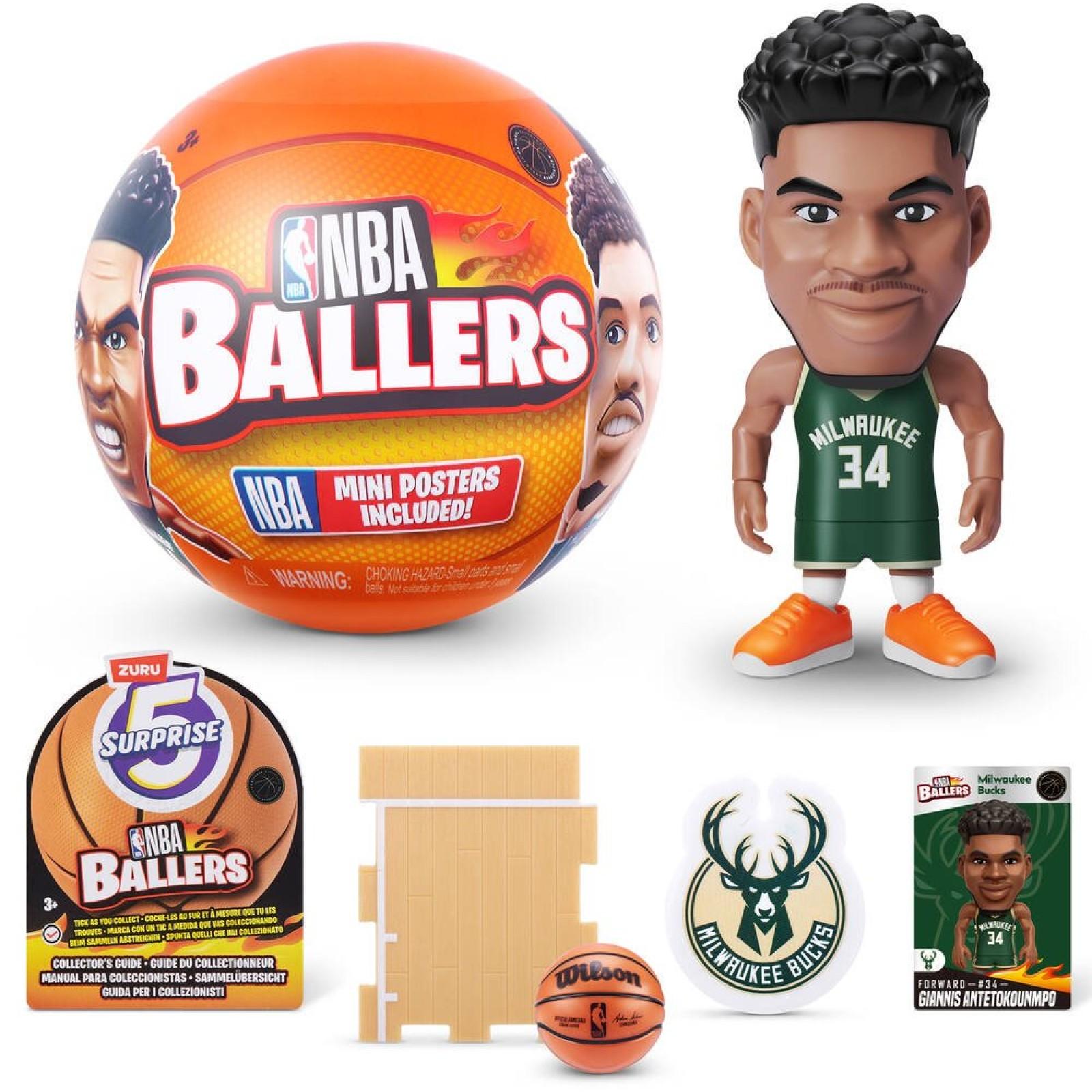 (レブロン・トンプソン ・ブラウン)NBA Ballers Joueurs NBA Ballers Capsule 5 Surprise - La Grande Récré