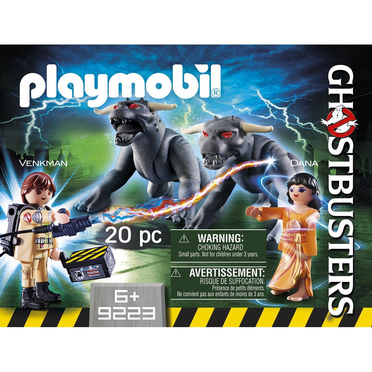 Playmobil 9223 ghostbusters VENKMAN avec terreur les chiens