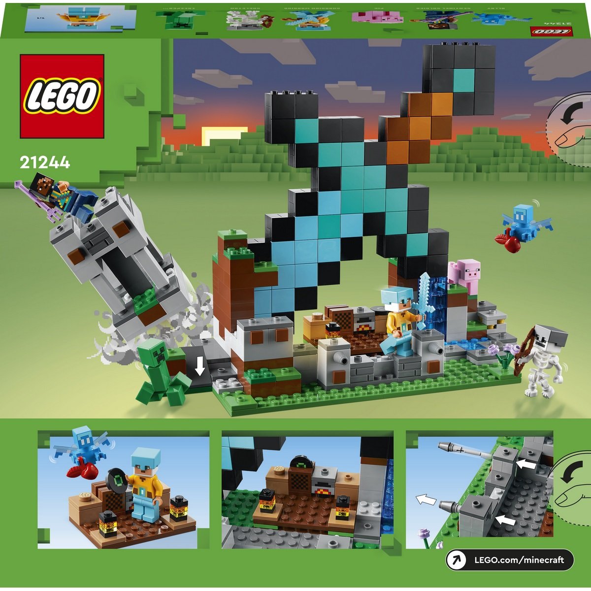 Lego L'AVANT-POSTE DE L'EPEE MINECRAFT