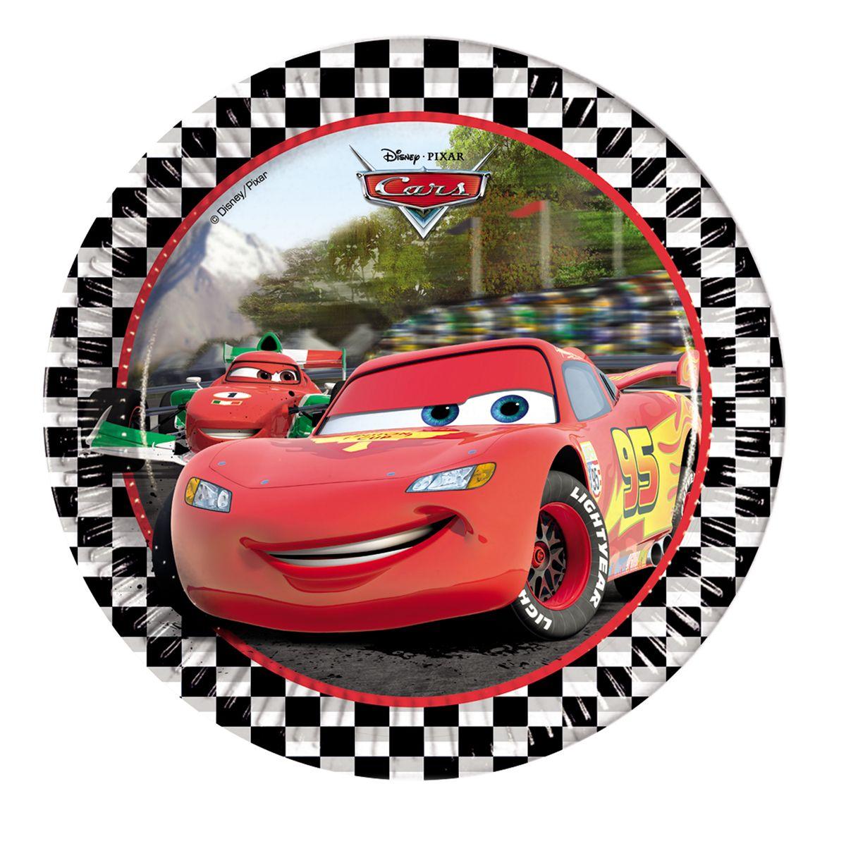 8 Assiettes Cars Anniversaire Et Deguisements La Grande Recre