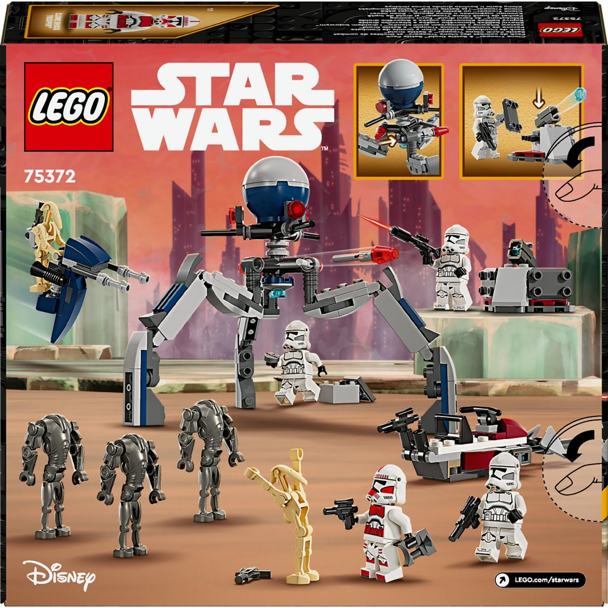 75372 - LEGO® Star Wars - Pack de Combat des Clone Troopers et
