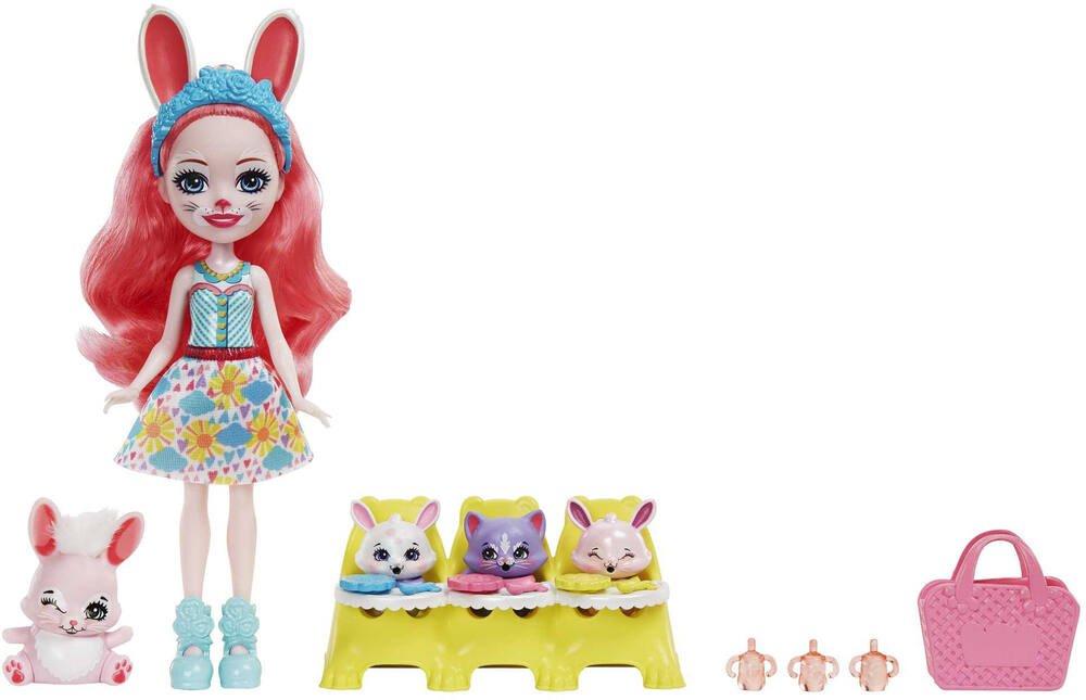 Enchantimals Bree Lapin Et Bebes Besties Mattel La Grande Recre