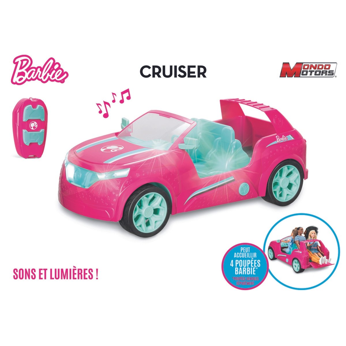 Barbie a désormais une voiture électrique… grandeur nature