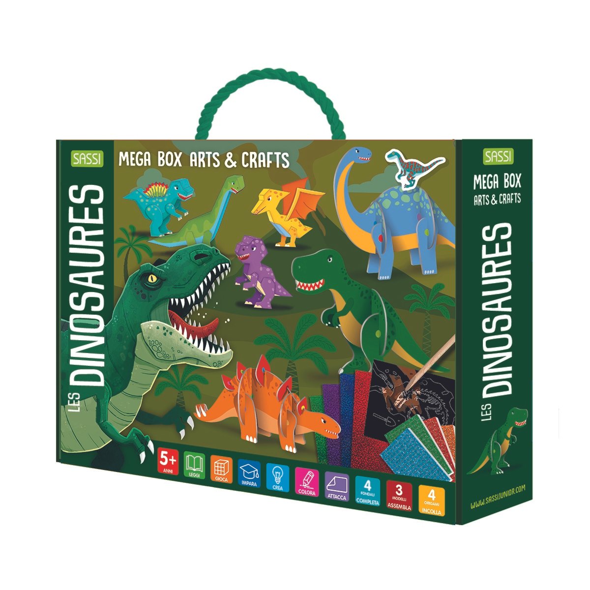Kit collector les dinosaures 3-7 ans - Pandacraft