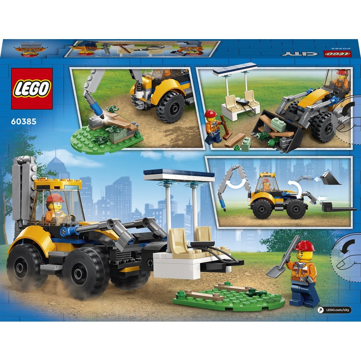 La pelleteuse de chantier Lego City 60385 - La Grande Récré