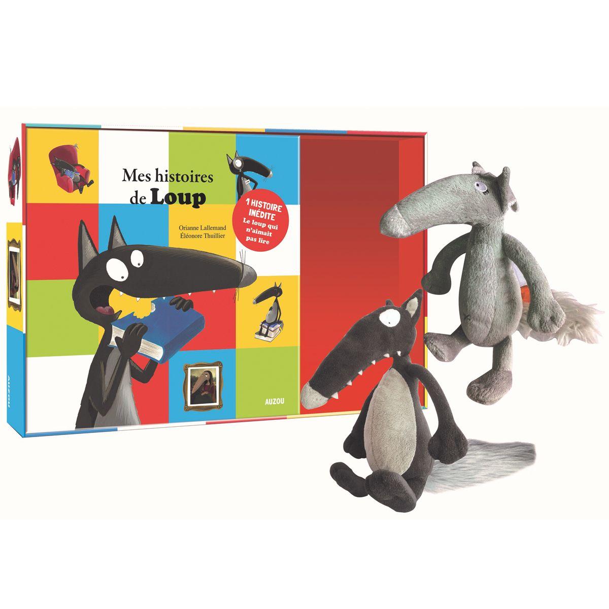 peluche loup auzou