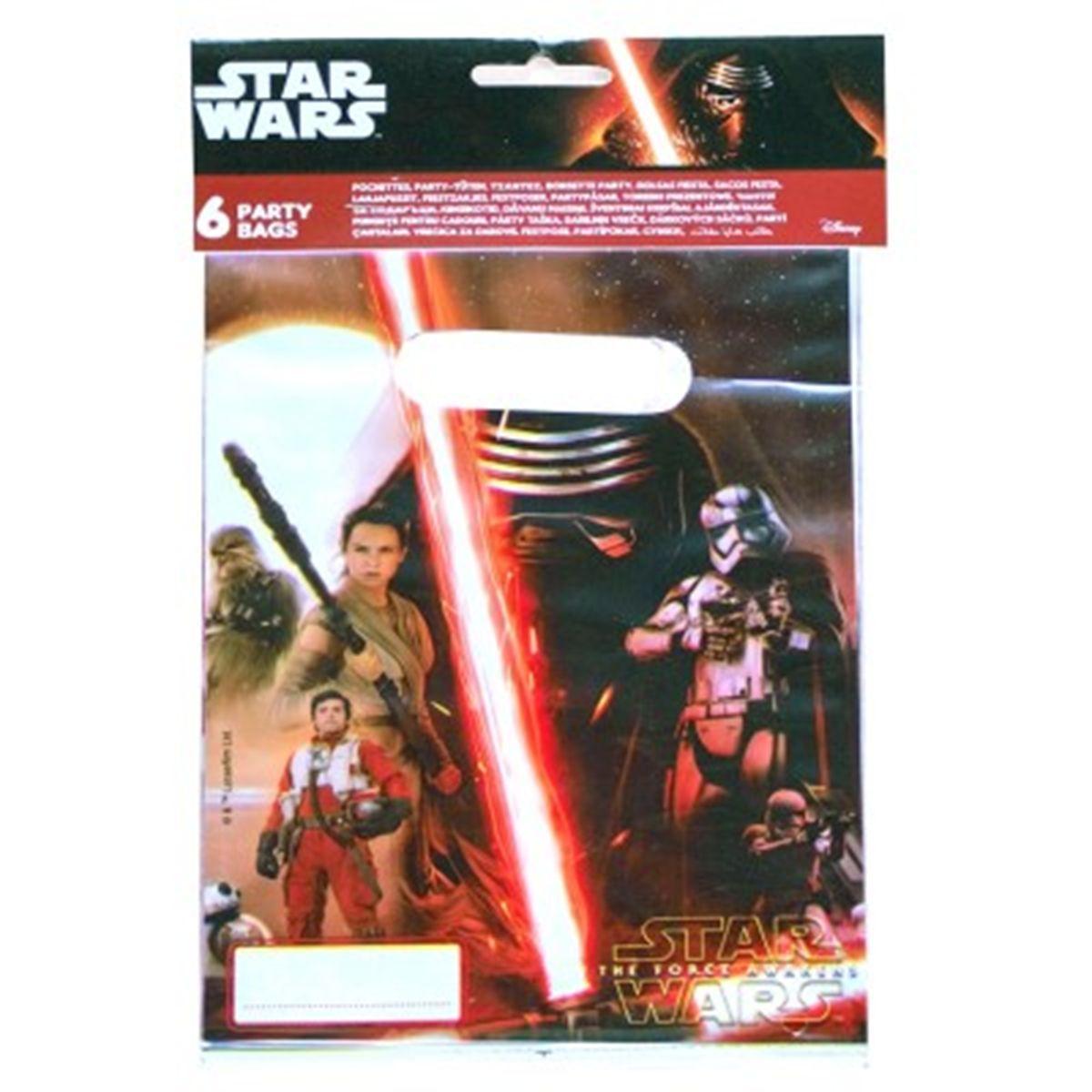 6 Sachets D Anniversaire Star Wars Vii Anniversaire Et Deguisements La Grande Recre