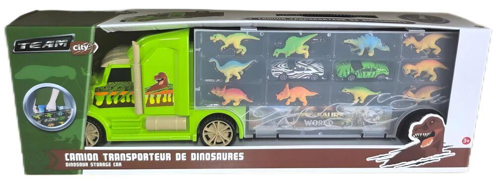 Camion De Transport De Dinosaures Dinosaure Transport Camion Conteneur Stockage Voiture Véhicule Camion De Transport De Dinosaures Dinosaure Transport Camion Conteneur Stockage Voiture Véhicule